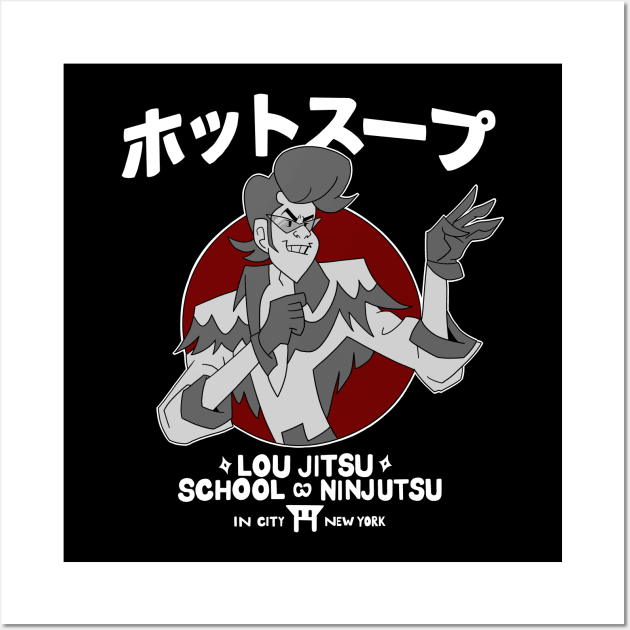 Lou Jitsu School of Ninjutsu Wall Art by anitasafonova